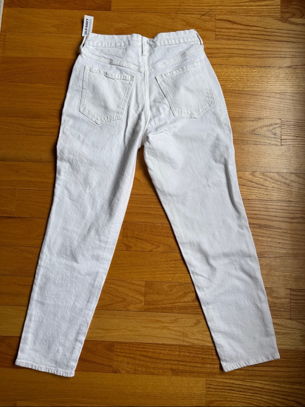 Old Navy OG straight white jeans NWT - Picture 2 of 5